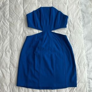 Beginning Boutique Strapless Cut Out Mini Dress